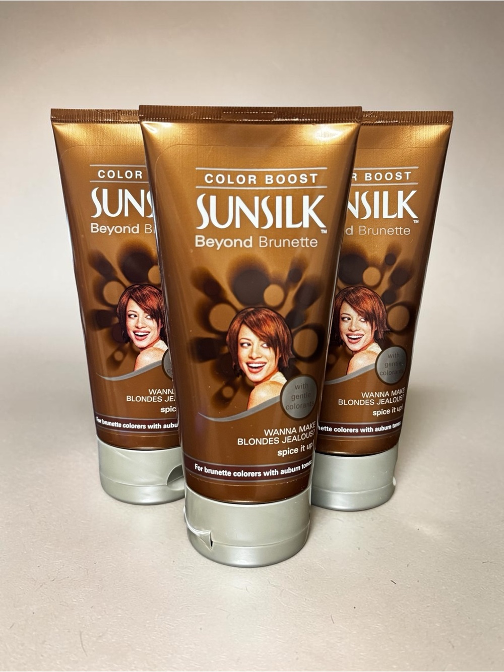 (3) Sunsilk Color Boost Beyond Brunette For Colorers With Auburn Tones NEW 6oz